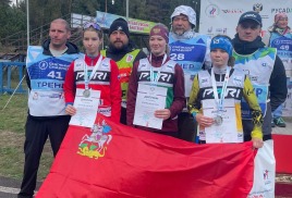 ПЕРВЕНСТВО РОССИИ ПО БИАТЛОНУ среди юношей и девушек 13-14 лет СМОЛЕНСКАЯ ОБЛАСТЬ. КРОСС-ЭСТАФЕТА (3 ЧЕЛОВЕКА Х 1,8 КМ) ДЕВУШКИ 13-14 ЛЕТ. МОСКОВСКАЯ ОБЛАСТЬ - СЕРЕБРО!