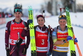 Карим Халили - золото, Анастасия Халили - серебро, Кристина Резцова - бронза! Ай, да молодец Московская область в гонках преследования на Альфа-Банк Кубке Содружества в Сочи